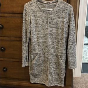 Athleta gray long sleeve dress